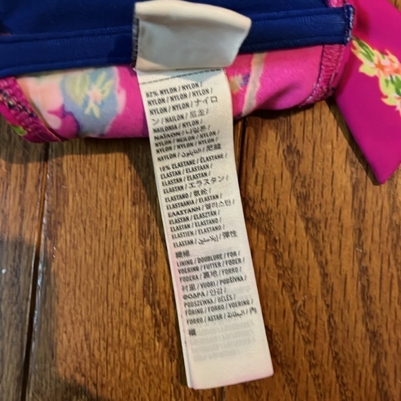 Hollister | Tropical Hawaiian Pink Bikini Size M-top L-bottom Swim Beach Pool - Picture 9 of 9